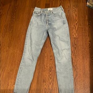 Agolde Sky Blue Denim Jeans